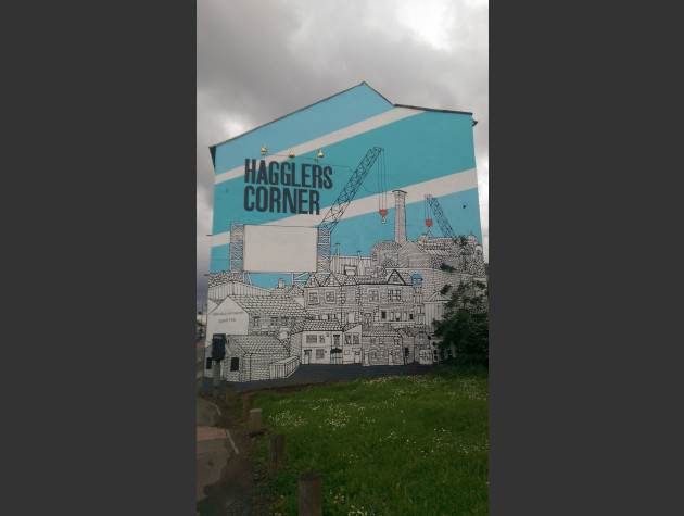 Jo Peel's Haggler's Corner Mural